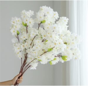 Artificial Flowers Cherry Blossom Branches 42 Inch