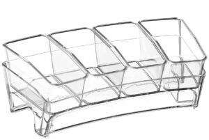 Condiment Bar On Ice, Clear