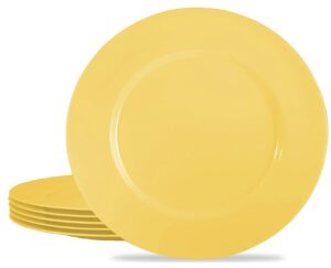 Salad Plates, lemon, Set of 6