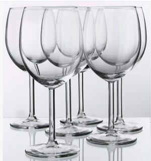 Red Wine Glass SET OF 6, 10 0Z