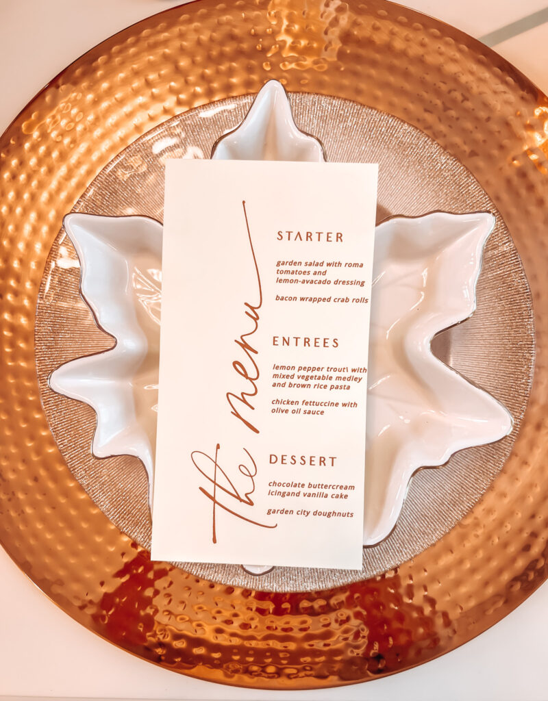 MAGICAL LEAVES THANKSGIVING TABLESCAPE 
