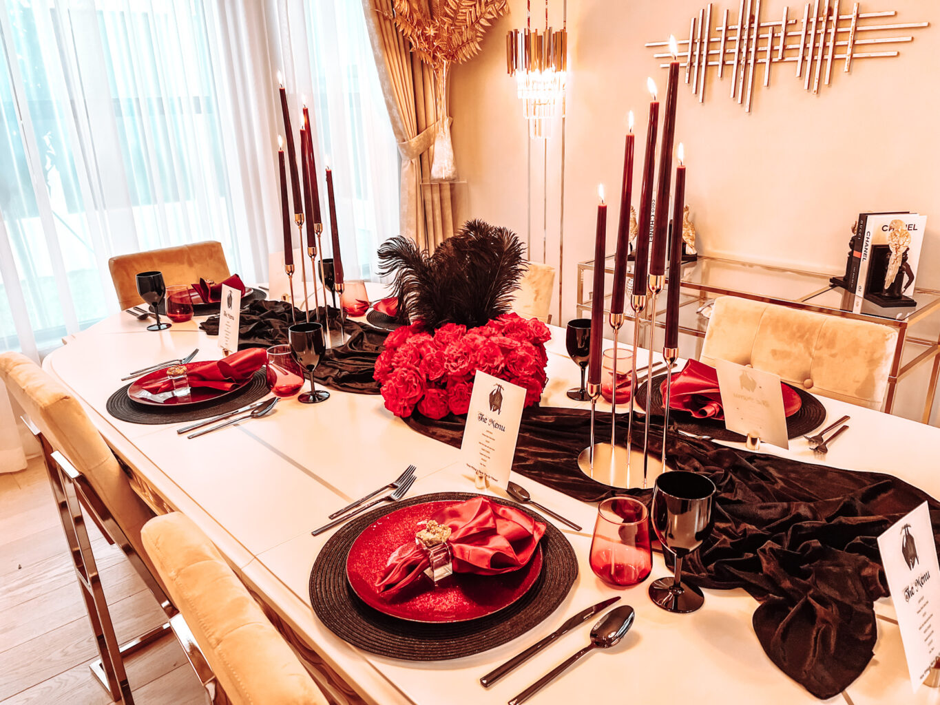 HALLOWEEN VAMPIRES FEAST TABLESCAPE 