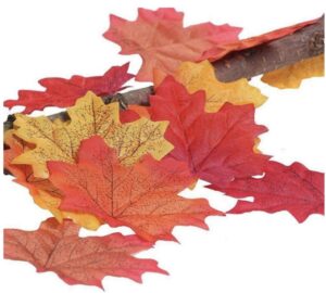 500pcs Fall Artificial Maple Leaves