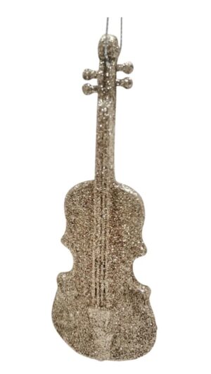 Joyous Noel Glitter Ornament. 4.3″