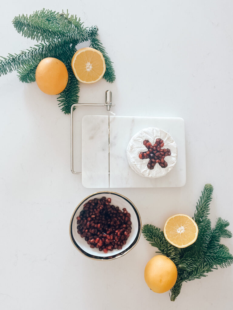 CHEESE POMEGRANATE CHRISTMAS