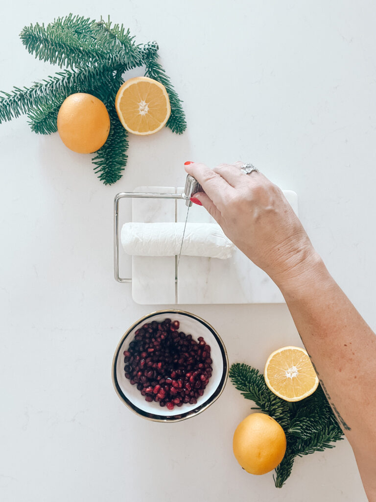 CHEESE POMEGRANATE CHRISTMAS