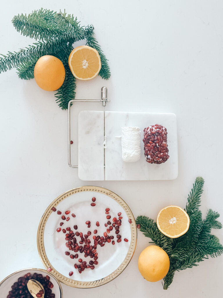 CHEESE POMEGRANATE CHRISTMAS