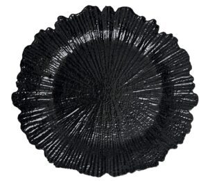 13 inch Black Charger Plates