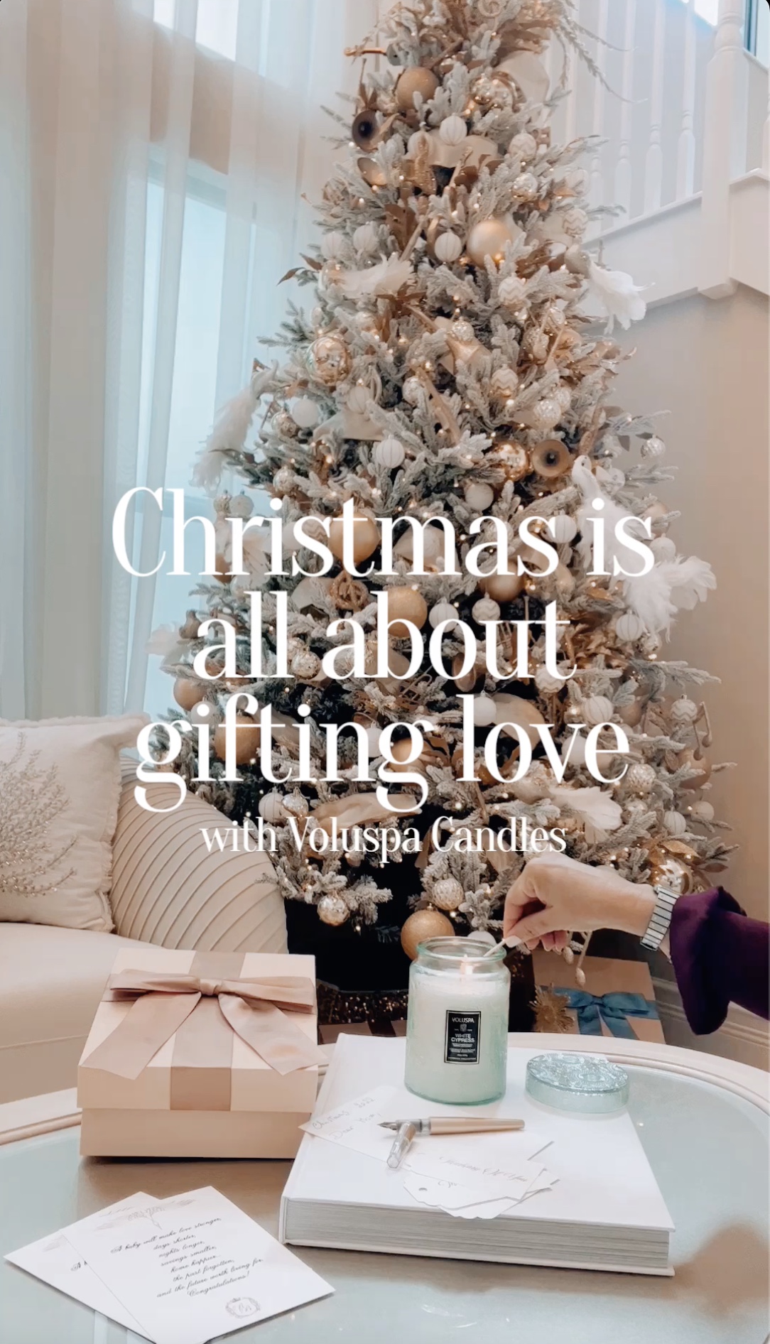 CHRISTMAS IS ALL ABOUT GIFTING LOVE