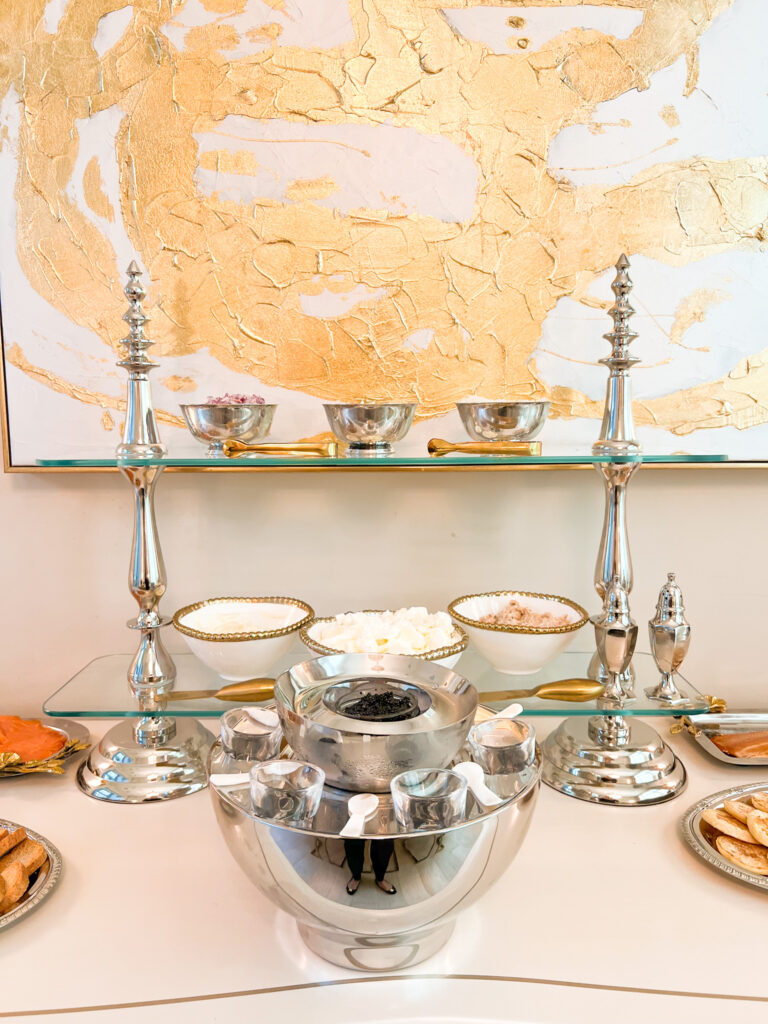 AN EXTRAVAGANT CAVIAR BAR