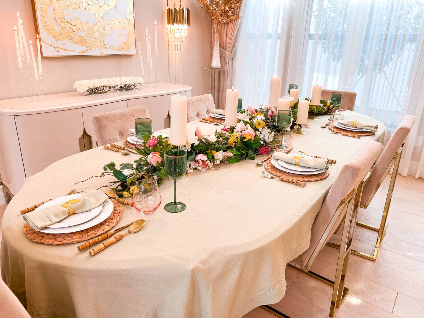 A SPRING TABLESCAPE DESIGN 