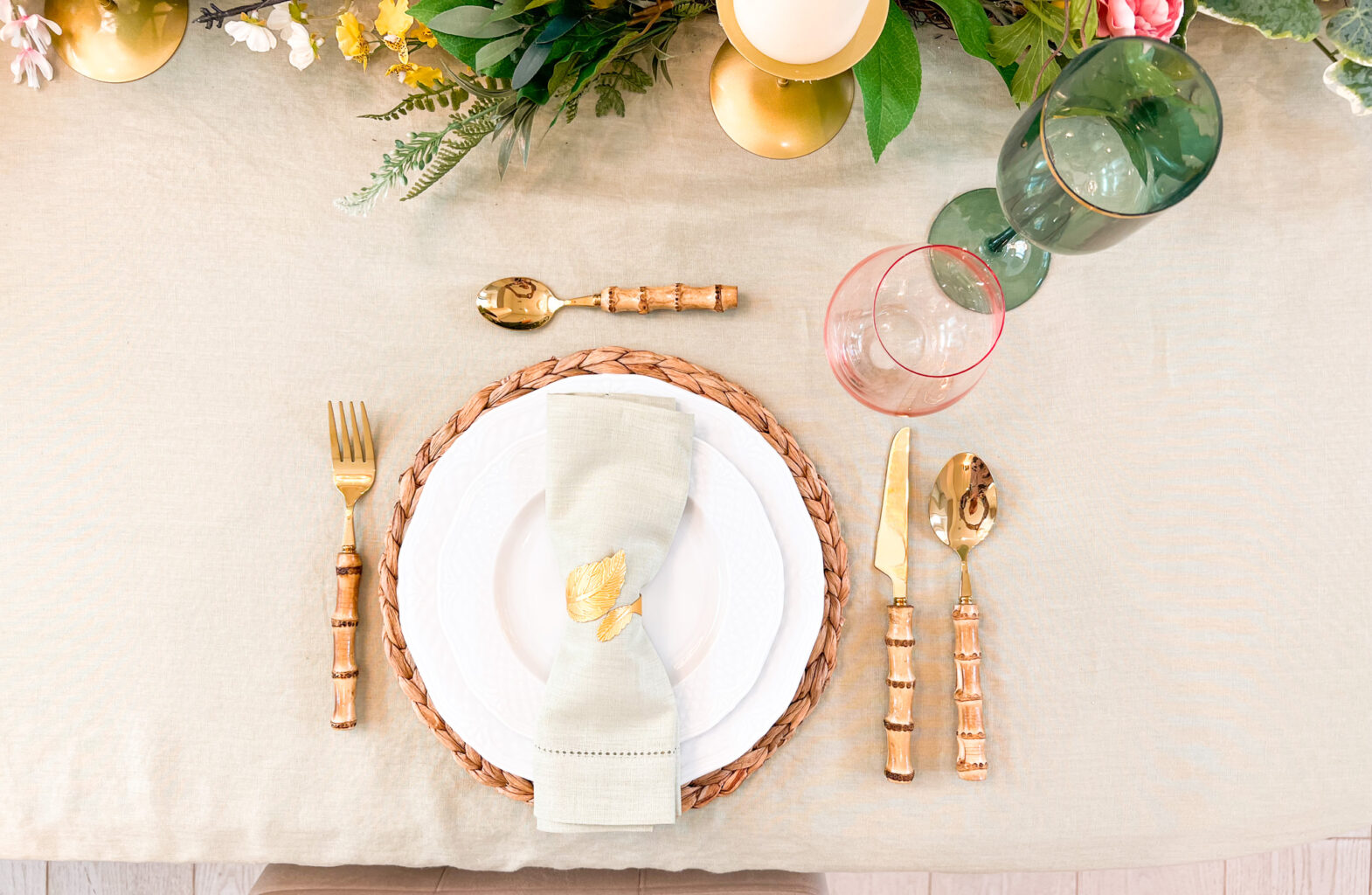 A SPRING TABLESCAPE DESIGN 