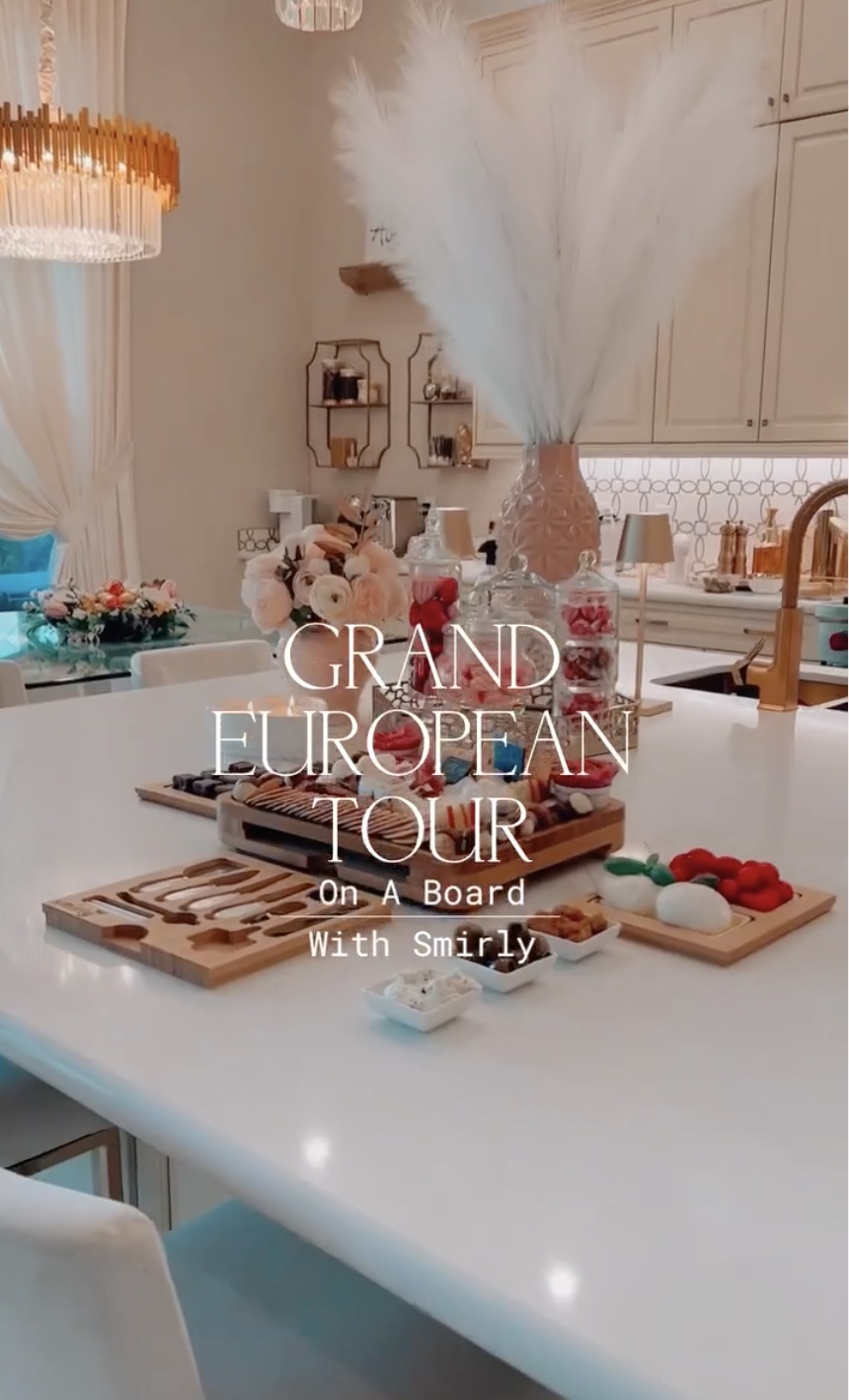 GRAND EUROPEAN CHEESE TOUR ON A BOARD