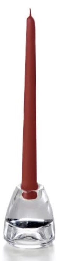 RUBY TAPER CANDLES – 18 INCHES