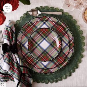tartan plates