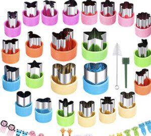 Vegetable Cutter Shapes Set Mini Sizes