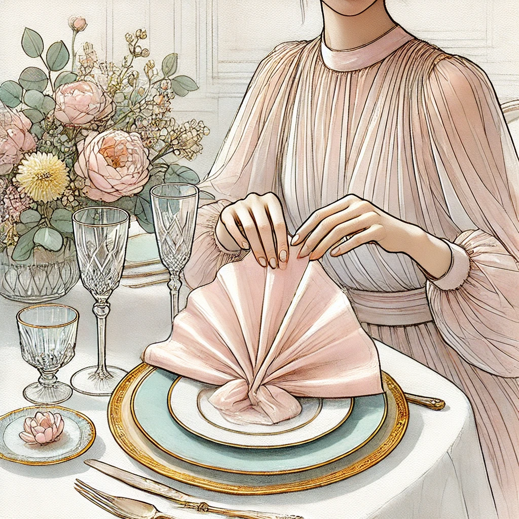 ETIQUETTE: ESSENTIAL NAPKIN RULES